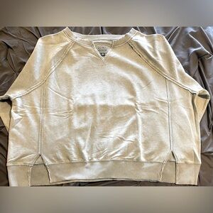 American Eagle Outfitters Big Hug Notch Neck Sweatshirt